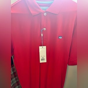 Red Southern Tide Polo